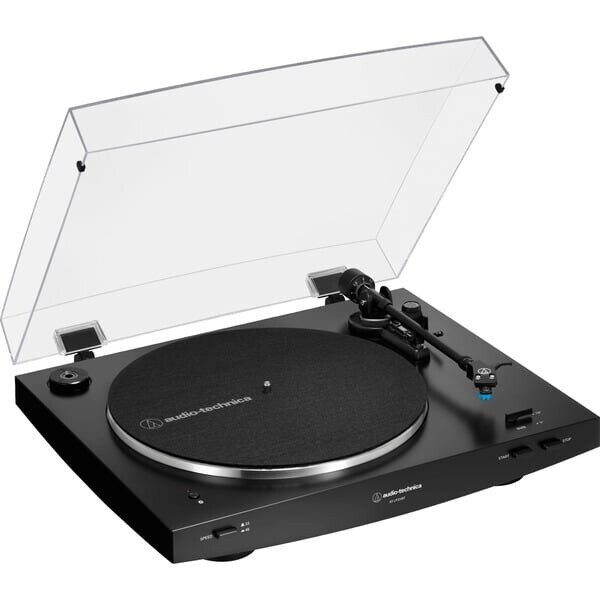 Audio-Technica AT-LP3XBT, Bluetooth turntable, fully automatic, wireless, Hi-Fi vinyl player, black, for stereo system