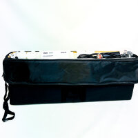 PIXLIP GO LIGHTBOX COUNTER L 156019, LED trade fair counter 100x40x100 cm, mobile illuminated counter, 110–230V, 24V