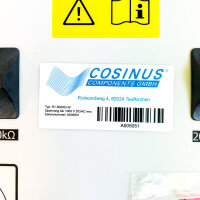 Cosinus Components CMT R1-50000 HV, high-voltage resistance decade box, demo unit, up to 1000 V DC/AC, precise adjustment