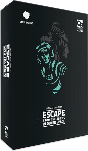 Escape from the Aliens in Outer Space, Brettspiel, Sci-Fi Horror, Bluff- und Deduktionsspiel für 2-8 Spieler, ab 12 Jahren