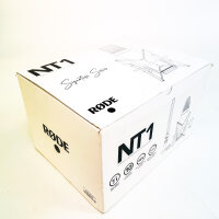 RØDE NT1 Studio Condenser Microphone Set, 1" Large Diaphragm, 48V Phantom Power, Complete Set for Vocals, Podcast & Home Studio