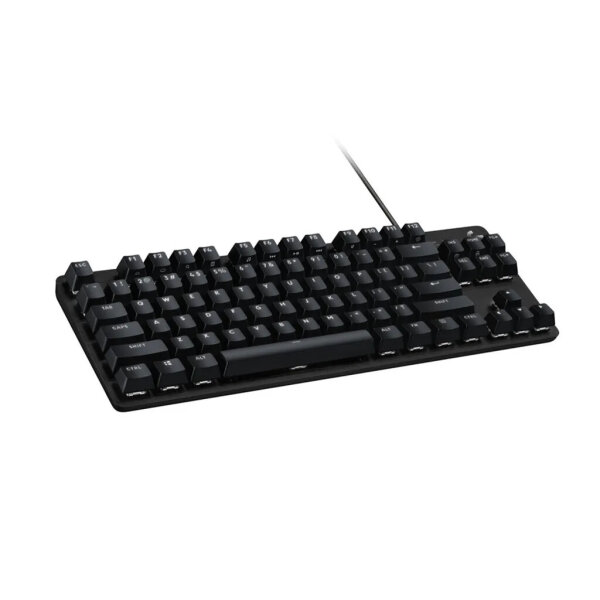 Logitech G413 TKL SE Gaming Keyboard, QWERTY, wired, tenkeyless, mechanical keys, aluminum surface