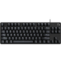Logitech G413 TKL SE Gaming Keyboard, QWERTY, wired, tenkeyless, mechanical keys, aluminum surface