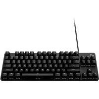 Logitech G413 TKL SE Gaming Keyboard, QWERTY, wired, tenkeyless, mechanical keys, aluminum surface