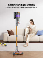BUTURE VC90 cordless vacuum cleaner, strong suction power, mattress attachment, wall mount with charging function, automatic suction power adjustment