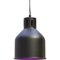 Venso SAGA Hängeleuchte, schwarzer Lampenschirm, E27 Fassung, modernes Design