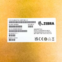 Zebra ET4X Expansion Back, Power Pack Rückabdeckung für externe Batterie, Erweiterungsmodul passend für 10" ET40/ET45 Tablets