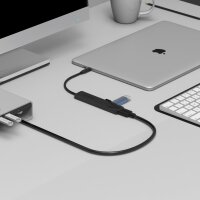 Sabrent HB-TC5P USB-C Hub, 5-in-1 Adapter, HDMI 4K 60Hz,...