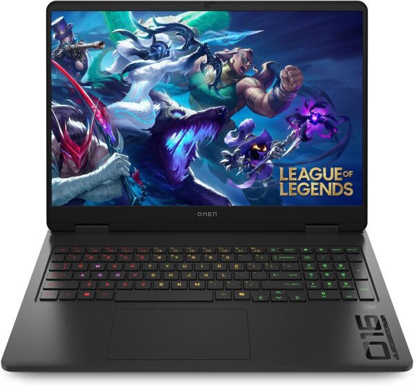 HP OMEN 16-am0173ng Gaming-Laptop, 16 Zoll 2K IPS, i7-14650HX, 32GB RAM, 1TB SSD, RTX 4060 8GB, Schwarz