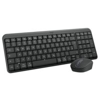 Logitech MK250 wireless mouse and keyboard set, QWERTY, Bluetooth, compact, quiet keys, plug & play