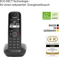 Gigaset AS690, DECT phone, cordless handset, large display, hands-free function, answering machine