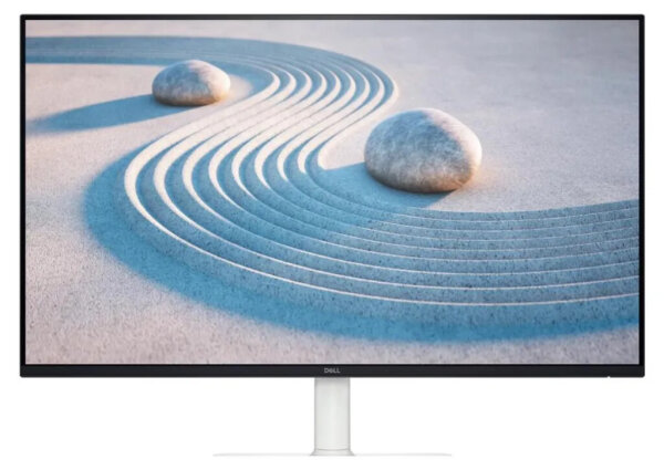 Dell S2725DS Monitor, 27 inch, QHD 2560x1440, IPS panel, height adjustable, flicker-free, narrow bezel