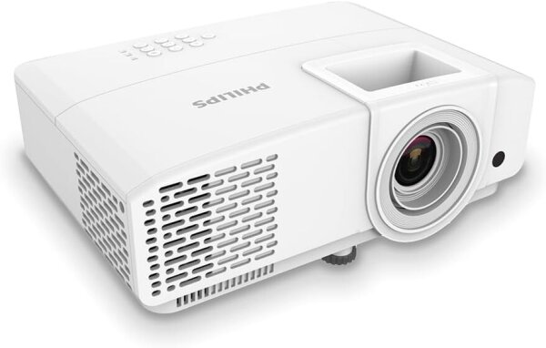 Philips ProPix 650 projector, WXGA 1280x800, 4000 ANSI lumens, white, compact projector for bright rooms