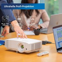 Philips ProPix 650 projector, WXGA 1280x800, 4000 ANSI lumens, white, compact projector for bright rooms