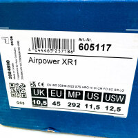 HAIX Airpower XR1 rescue service boots, size 45, model 605117, waterproof, breathable, safety toe cap