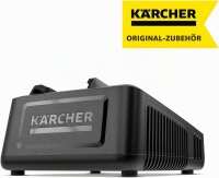 Kärcher 2.445-032.0 Fast Charger, 18 V, charges 2.5/5.0 Ah batteries, 80% in 44 min, with wall mount