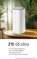 ZTE G5 Ultra MC8512, 5G-A WiFi 7 Router, up to 4.29 Gbit/s, Dual-Band, High-Speed, Modern Encryption