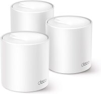 TP-Link Deco X10 Mesh WiFi System, 3-pack, Wi-Fi 6, Dual-Band, AX1500, up to 1500 Mbps, for comprehensive home network coverage