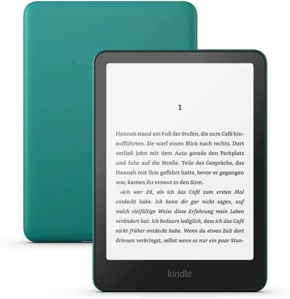 Amazon Kindle Paperwhite 12th Gen, 16GB, Green, E-Book Reader, Waterproof, Ad-Free, Anti-Glare 6.8" Display