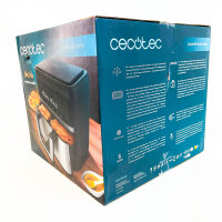 Cecotec Cecofry Dual 9000 Heißluftfritteuse 9L, 2 Fächer, 2850W, Touchpanel, Dual-Temperatur, 6 Programme, fettarme Zubereitung