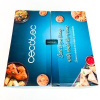 Cecotec Cecofry Dual 9000 Heißluftfritteuse 9L, 2 Fächer, 2850W, Touchpanel, Dual-Temperatur, 6 Programme, fettarme Zubereitung