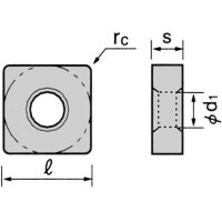 Tungaloy SNMG120404-SS GH330, indexable insert, square,...