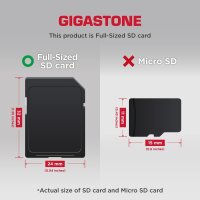 Gigastone 128GB SDXC Speicherkarte 10er-Set, UHS-I U1...