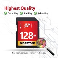 Gigastone 128GB SDXC memory card 10-pack, UHS-I U1 Class 10, 80MB/s, for Canon Olympus PC digital cameras