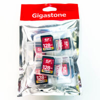 Gigastone 128GB SDXC memory card 10-pack, UHS-I U1 Class 10, 80MB/s, for Canon Olympus PC digital cameras