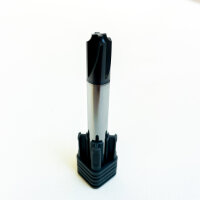 Garant 208020 Solid Carbide Quarter Circle End Mill 2 mm, TiAlN Coated, End Mill, Black/Silver, Precision Contour Machining