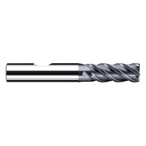Friasa E-Cut round end mill P8400501, Ø 12/27mm, end mill, black/silver, precision metalworking
