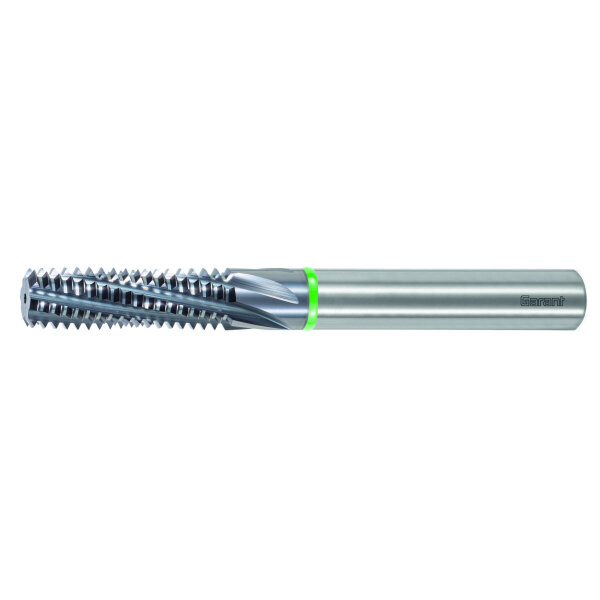 GARANT Master TM Shank Thread Milling Cutter M12, 2.5×D, AlTiN-coated, precision thread production