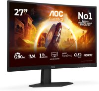 AOC C27G4ZXE, 27" Curved Gaming-Monitor, FHD, 280Hz,...