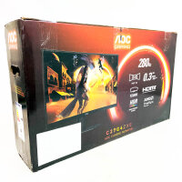 AOC C27G4ZXE, 27" Curved Gaming-Monitor, FHD, 280Hz, Fast-VA, 1ms, HDR10, FreeSync, HDMI, DP, Schwarz