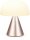 Lexon MINA M LH64MD LED-Tischlampe, kabellos, dimmbar, 12h Akku, wiederaufladbar, für Nachttisch/Schreibtisch, Soft Gold