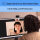 HP PC 320 Webcam, USB-A, 1080p Full HD, All-in-One, 360° drehbar, 66° Weitwinkel, Autofokus, Belichtungskorrektur, Mikrofon, Schwarz