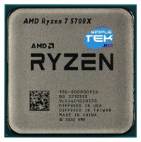 AMD Ryzen 7 5700X processor, 8 cores, 16 threads, 3.4 GHz, 32 MB cache, socket AM4, 65W, without cooler