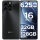 DOOGEE Note 58 Smartphone, 6,75 Zoll HD+, 32+128 GB Speicher, 6250 mAh Akku, Android 16, Schwarz
