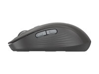Logitech Signature Plus M750 L, kabellose optische Maus, 6 Tasten, 2,4 GHz & Bluetooth, Logi Bolt USB, SmartWheel, schwarz