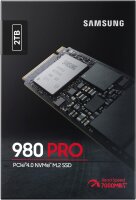 Samsung 980 PRO 2TB interne SSD, PCIe 4.0 NVMe M.2 2280, bis 7.000 MB/s Lesen, V-NAND TLC, schwarz