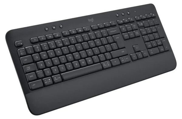 Logitech Signature K650, wireless keyboard, Bluetooth 5.1, Hungarian QWERTZ layout, ergonomic, Graphite color