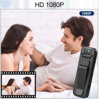 L7 Recorder, 1080p HD, recording device with night vision, magnetic clip, large storage, battery, ideal for meetings & security