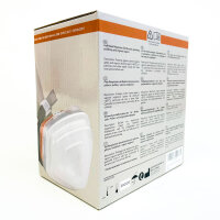 RHINO RH-M101 Respiratory Protection Set, Gas Mask with A1P2 Filter, including Dust Masks, Gloves, Safety Goggles, Cartridges, Dust Filters, ideal for painting and sanding