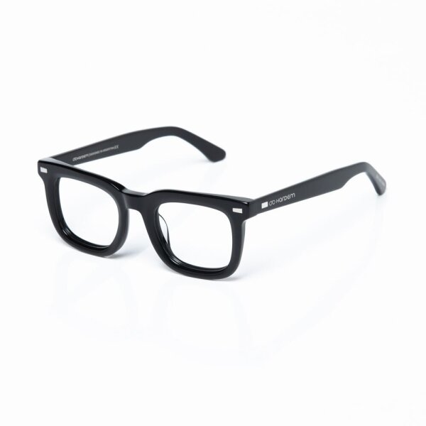 HARDEM HRD Lyon C1 Unisex-Brille, schwarz, Glasgröße 47mm, Steg 22mm, Bügellänge 145mm