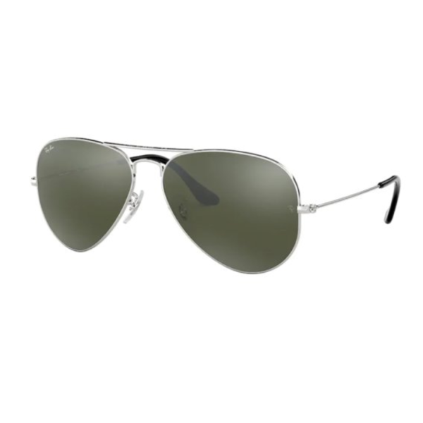 Ray-Ban RB3025 Aviator Sonnenbrille, Modell 003/40, graue Gläser, Glasbreite 61,7 mm, Höhe 54,2 mm, Steg 14 mm, Bügel 140 mm