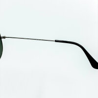 Ray-Ban RB3025 Aviator Sonnenbrille, Modell 003/40, graue Gläser, Glasbreite 61,7 mm, Höhe 54,2 mm, Steg 14 mm, Bügel 140 mm
