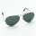Ray-Ban RB3025 Aviator Sonnenbrille, Modell 003/40, graue Gläser, Glasbreite 61,7 mm, Höhe 54,2 mm, Steg 14 mm, Bügel 140 mm