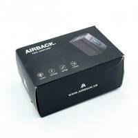 Airback GR-107C3 Mini Air Pump, 5V, 30W, 2400mAh Battery, Portable, LED Display, Black