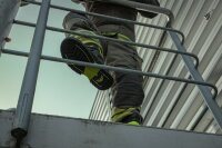 TUFFKING Helix 3225 Firefighter Boots, Size 47, Black, 2.4 mm Full Grain Leather, Waterproof, Kevlar Protection, Puncture-Resistant Sole