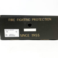 TUFFKING Helix 3225 Firefighter Boots, Size 47, Black, 2.4 mm Full Grain Leather, Waterproof, Kevlar Protection, Puncture-Resistant Sole